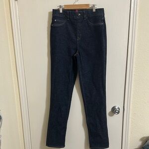 SPANX 20549R Straight Leg Denim in Raw Indigo Pull-on Stretch Jeans